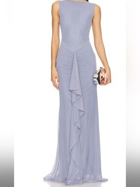 Lovers and Friends Ellie Maxi Dress in Dusk Blue